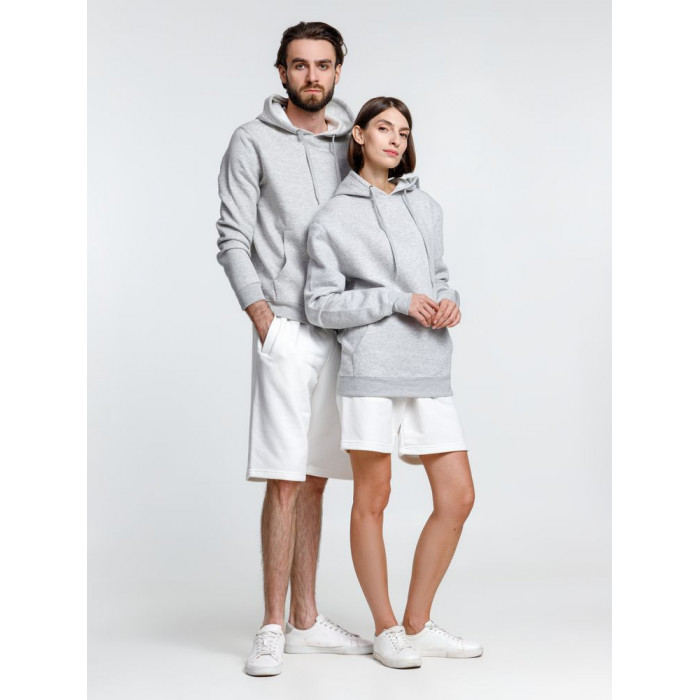 Худи унисекс Phoenix, серый меланж, размер XXL