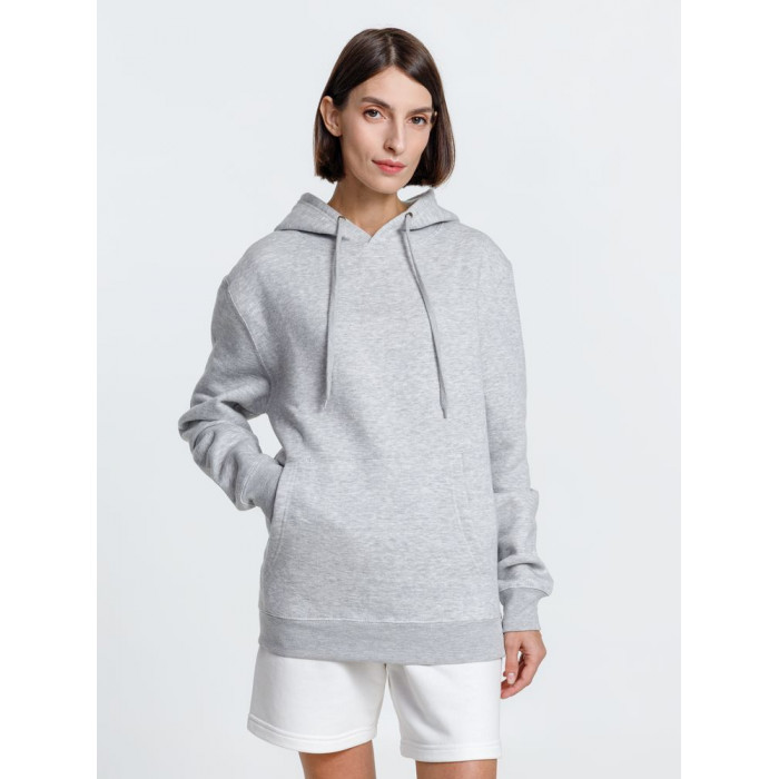 Худи унисекс Phoenix, серый меланж, размер XXL