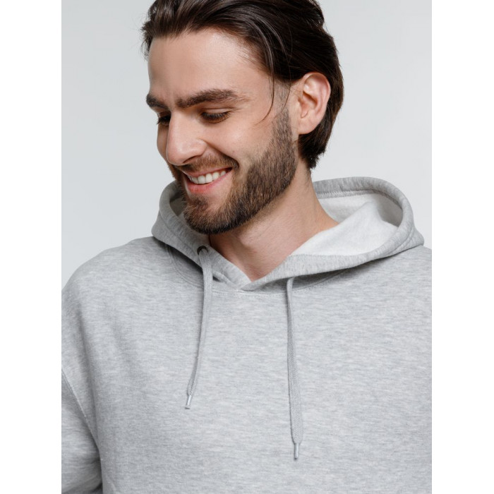 Худи унисекс Phoenix, серый меланж, размер XXL