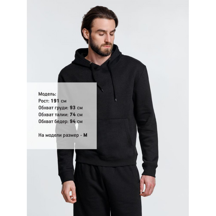 Худи унисекс Phoenix, черное, размер XS