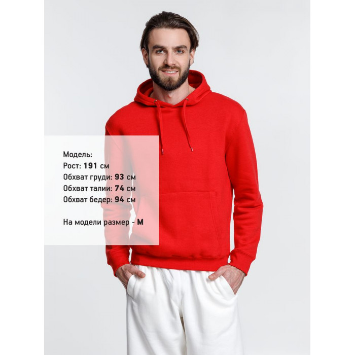 Худи унисекс Phoenix, красное, размер XXL
