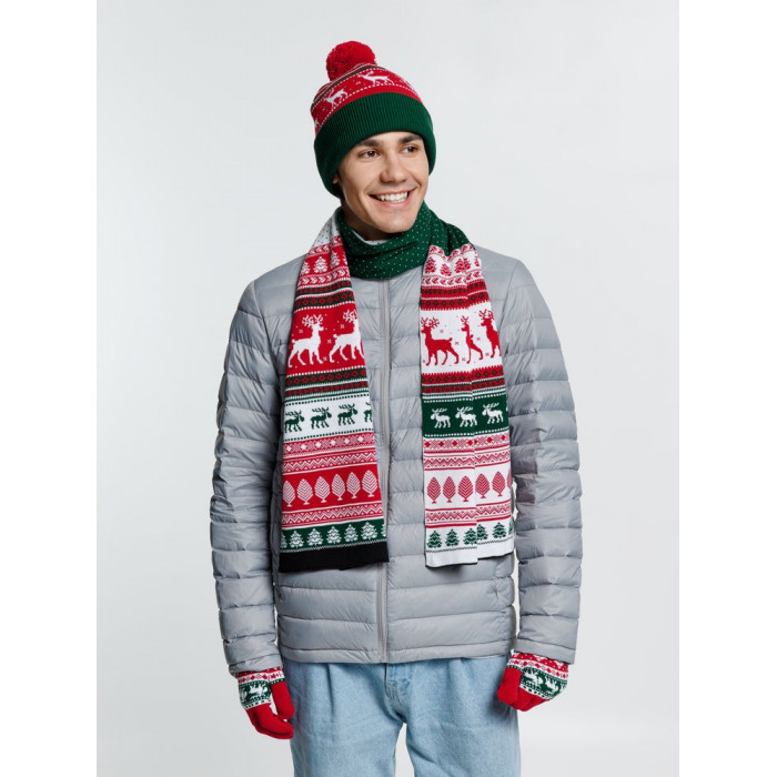 Перчатки Mirakler, красные с зеленым, размер L/XL