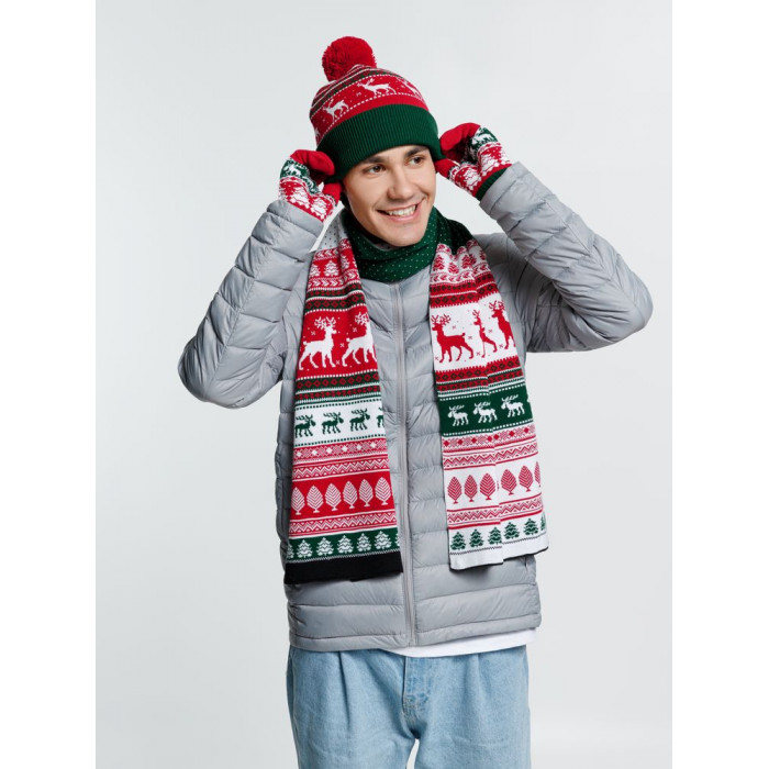 Перчатки Mirakler, красные с зеленым, размер L/XL