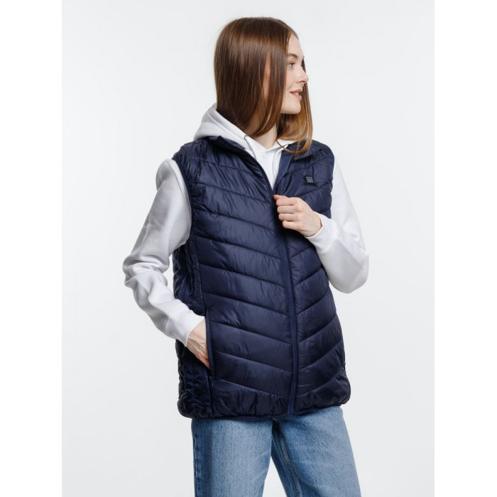 Жилет с подогревом Thermalli Valmorel, темно-синий, размер 3XL