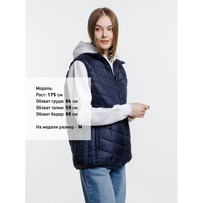 Жилет с подогревом Thermalli Valmorel, темно-синий, размер 3XL