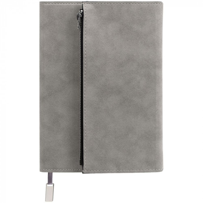 Ежедневник Grace на заказ, недатированный, серый