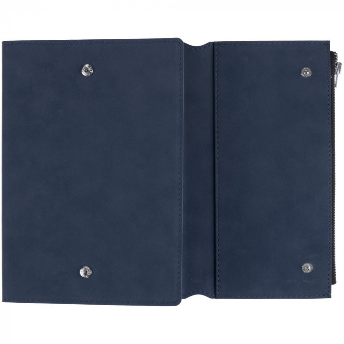 Ежедневник Grace на заказ, недатированный, темно-синий