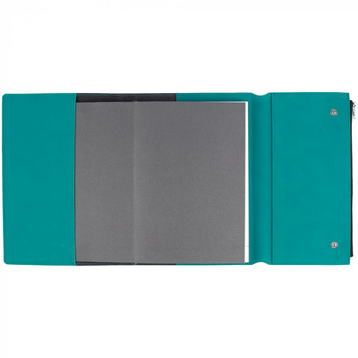 Ежедневник Grace на заказ, недатированный, бирюзовый