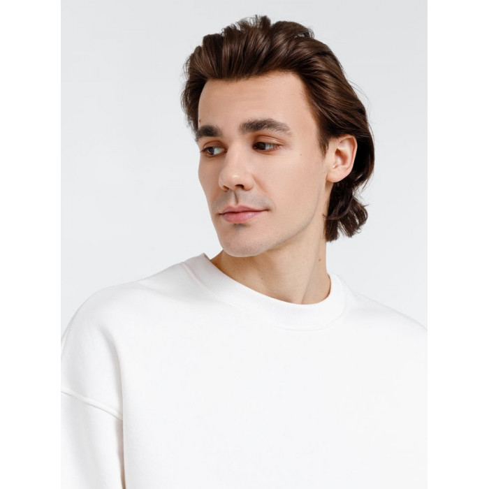 Свитшот оверсайз унисекс True Self, молочно-белый, размер XL