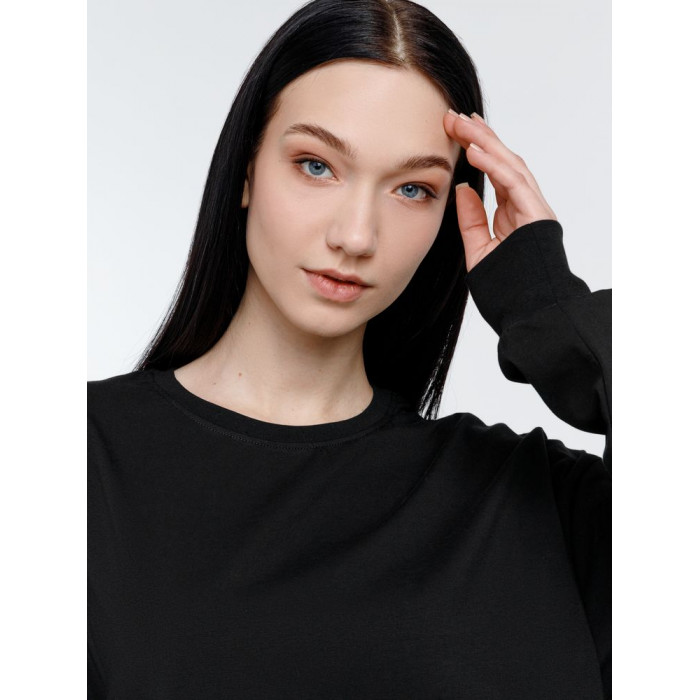 Футболка оверсайз унисекс City Sapiens, черная, размер S