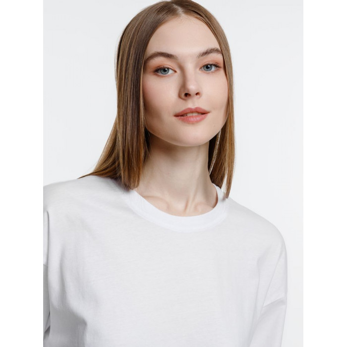 Футболка оверсайз унисекс Base Space, белая, размер XL/XXL