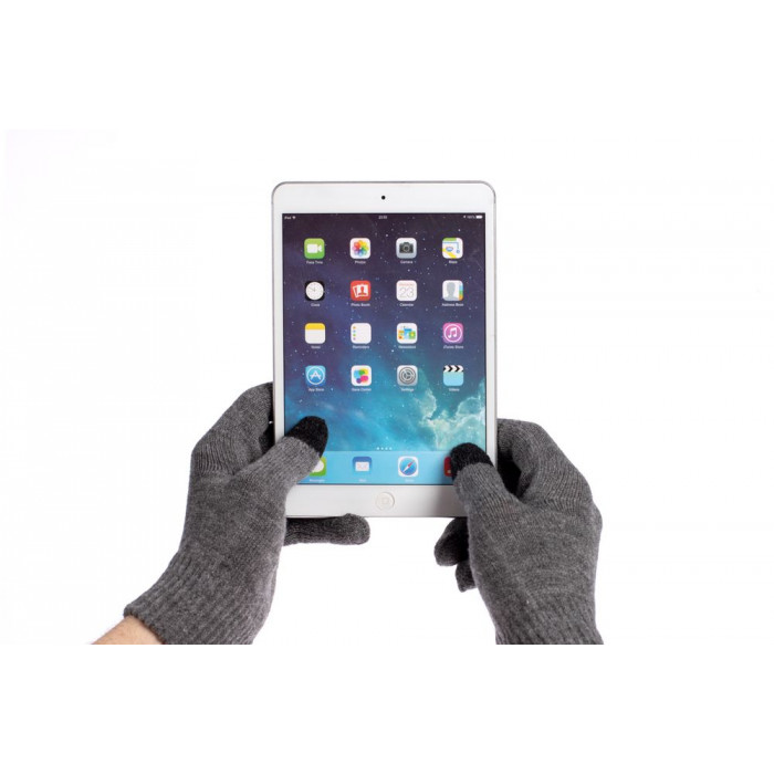 Перчатки сенсорные Urban Flow, темно-серый меланж, размер L/XL