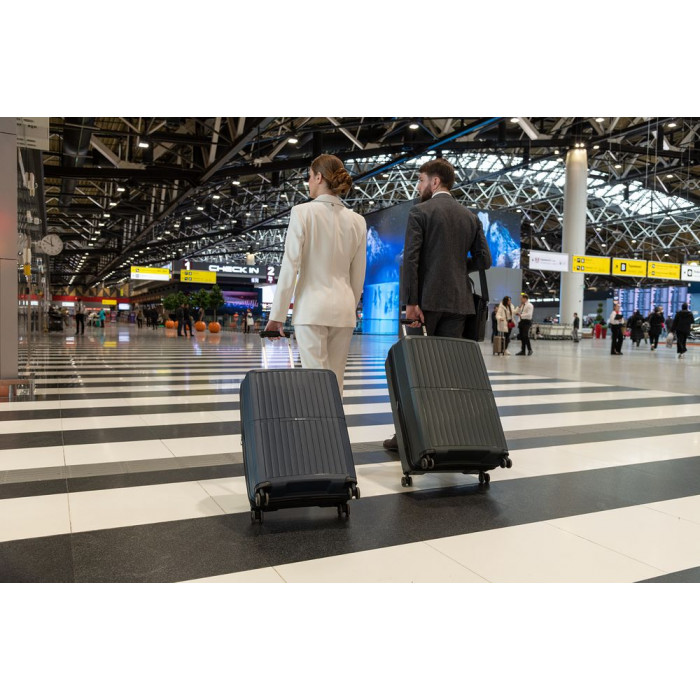 Чемодан Santiago L, темно-синий