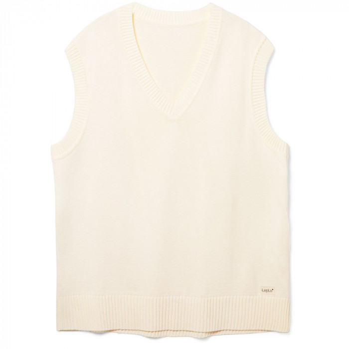 Жилет оверсайз унисекс Tad в сумке, молочно-белый, размер L/XL