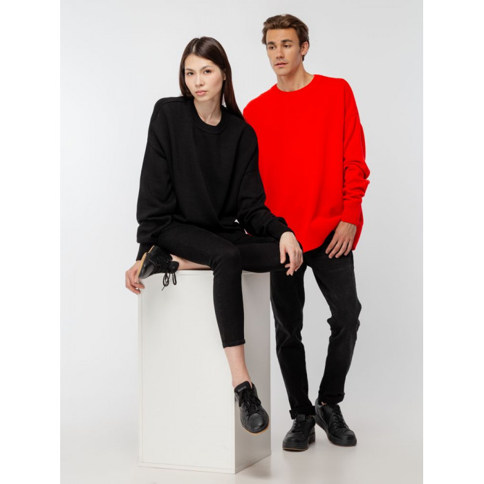 Джемпер оверсайз унисекс Stated в сумке, черный, размер L/XL