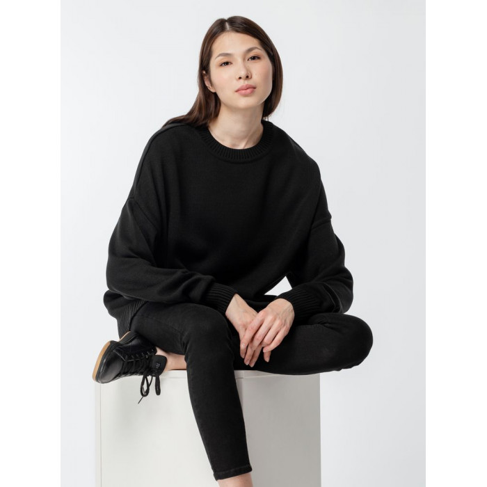 Джемпер оверсайз унисекс Stated в сумке, черный, размер L/XL