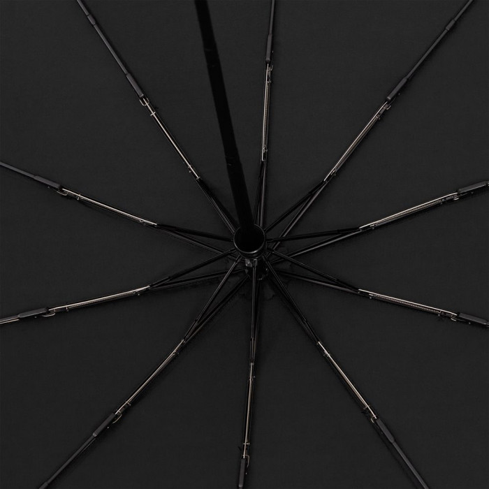 Зонт складной Cloudburst в подарочной упаковке, черный