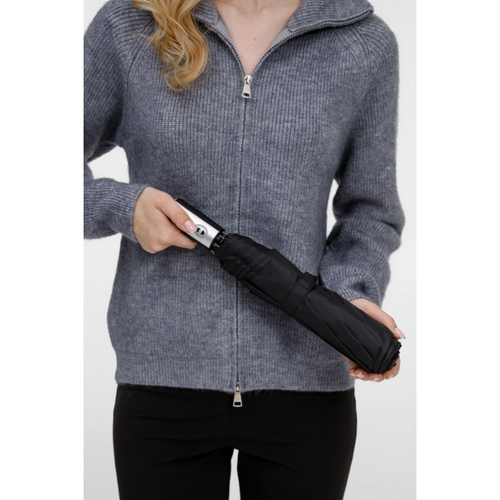 Зонт складной Fiber, черный