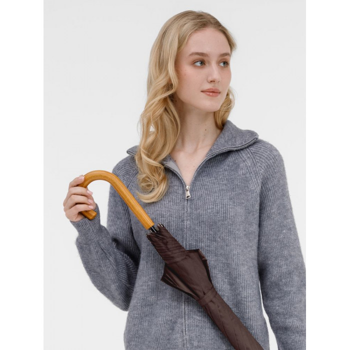 Зонт-трость Classic, коричневый