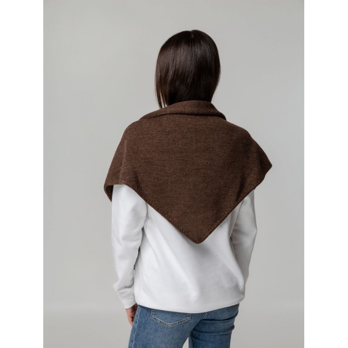 Косынка Dalia, темно-коричневая