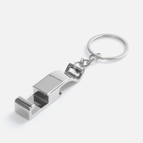 Брелок-подставка с открывалкой Virke, серебристый