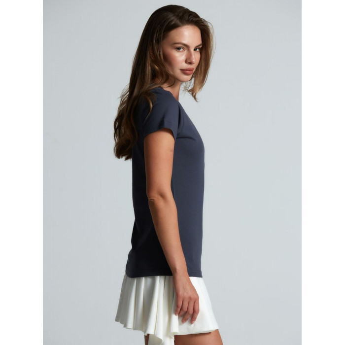 Футболка женская T-bolka Lady, темно-серая (графит), размер XXL