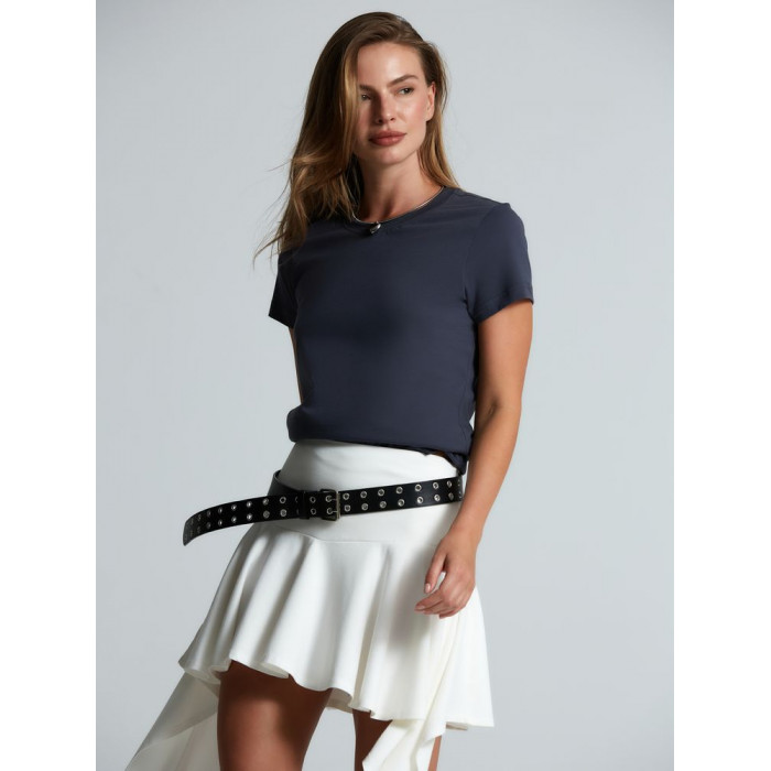 Футболка женская T-bolka Lady, темно-серая (графит), размер XXL