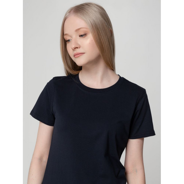 Футболка женская T-bolka Lady темно-синяя, размер XL