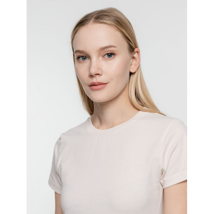 Футболка женская T-bolka Lady, молочно-белая, размер 3XL