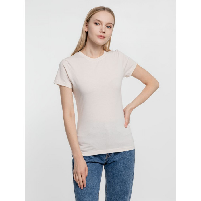 Футболка женская T-bolka Lady, молочно-белая, размер 3XL