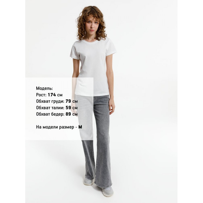 Футболка женская T-bolka Lady, белая (белоснежная), размер XXL