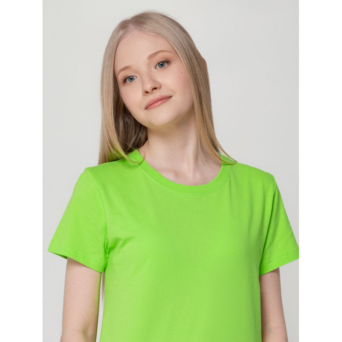 Футболка женская T-bolka Lady зеленое яблоко, размер XL