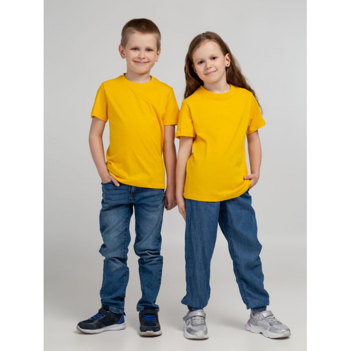 Футболка детская Regent Kids 150 желтая, на рост 142-152 см (12 лет)