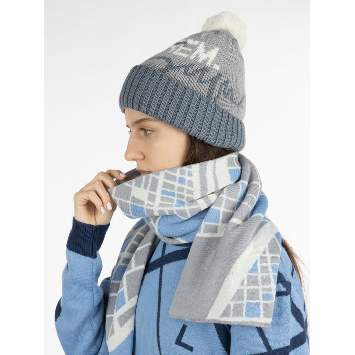 Шарф на заказ Tricksy Classic Net, L, полушерсть
