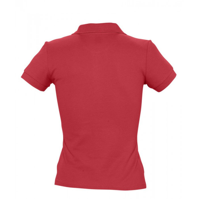 Рубашка поло женская People 210 красная, размер XXL