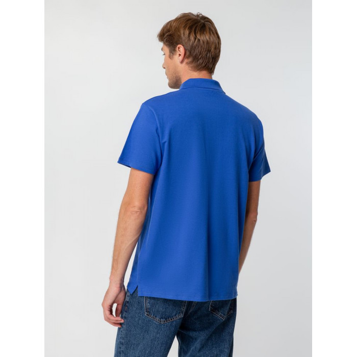 Рубашка поло мужская Spring 210 ярко-синяя (royal), размер XXL