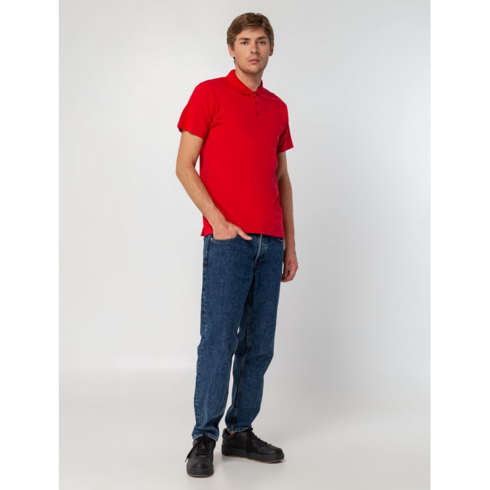Рубашка поло мужская Spring 210 красная, размер 5XL