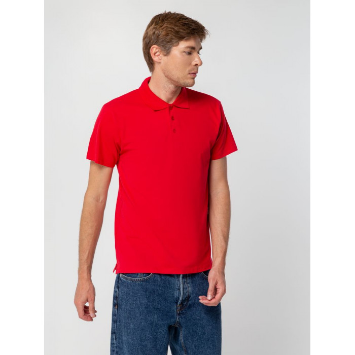 Рубашка поло мужская Spring 210 красная, размер 5XL