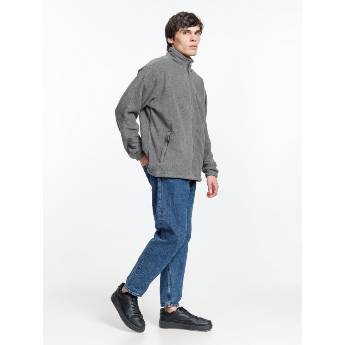 Куртка мужская North, серый меланж, размер 4XL