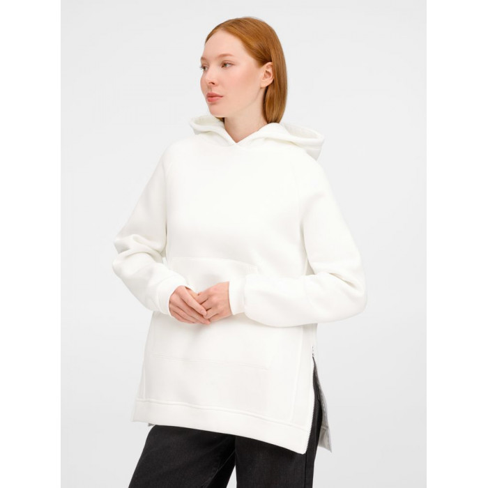 Худи унисекс оверсайз Easy Street, молочно-белое, размер XL/XXL