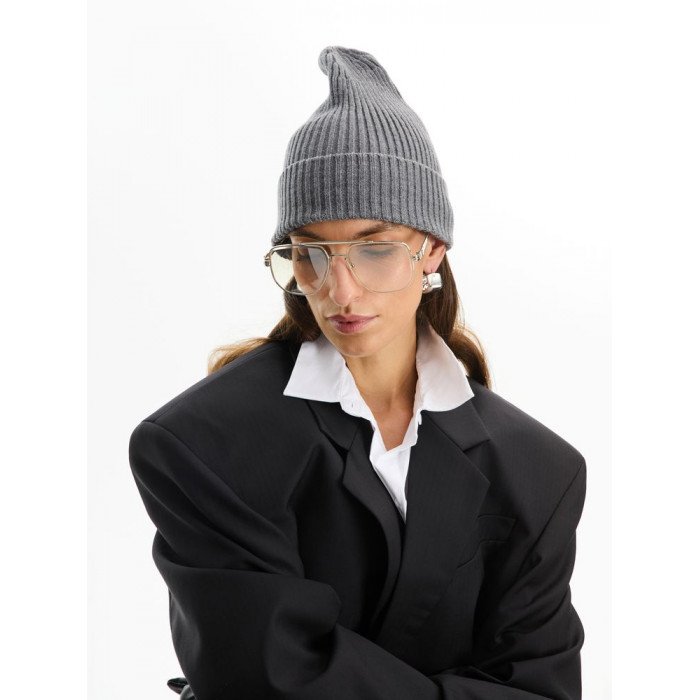 Шапка Bernard, серый меланж