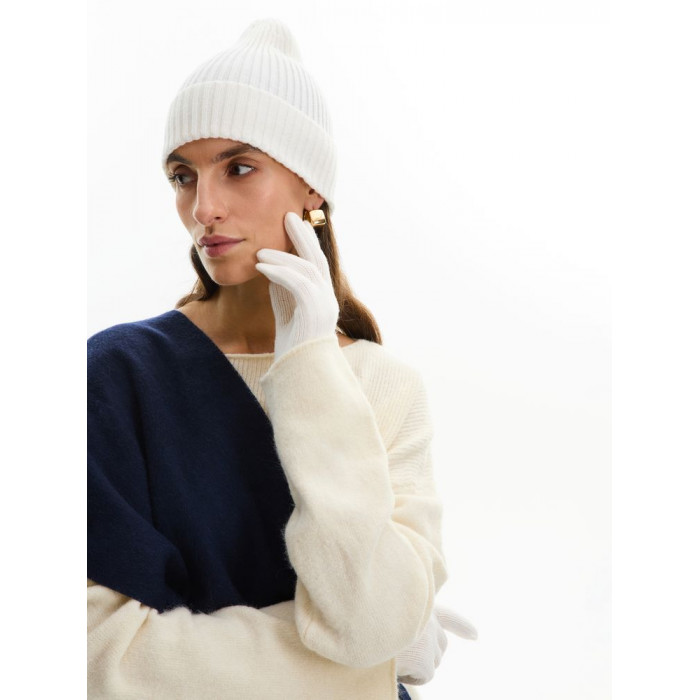 Шапка Bernard, молочно-белая (ванильная)