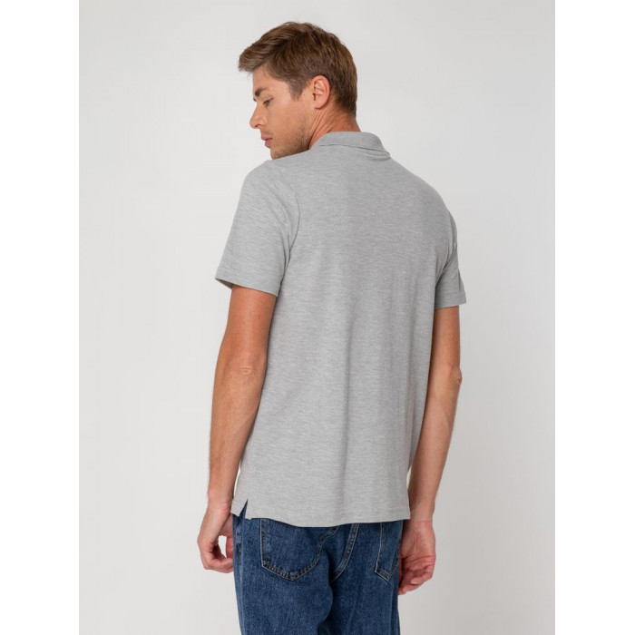 Рубашка поло мужская Virma light, серый меланж, размер 3XL