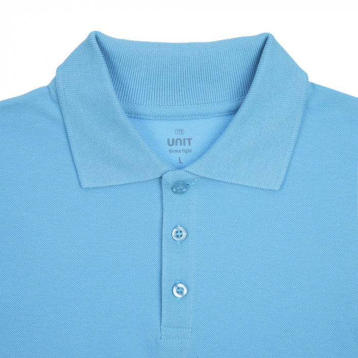 Рубашка поло мужская Virma light, голубая, размер 3XL