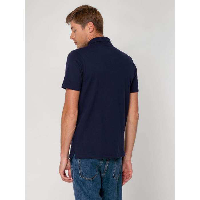 Рубашка поло мужская Virma Light, темно-синяя (navy), размер 4XL