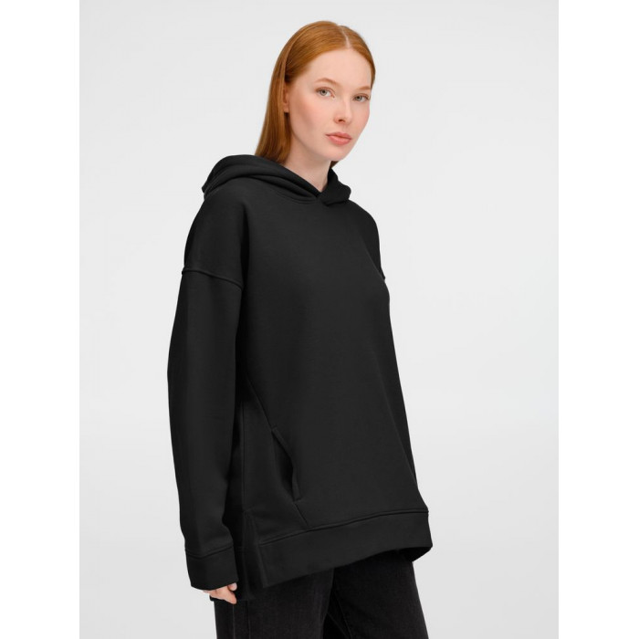 Худи оверсайз унисекс Tolla, черное, размер XL/2XL