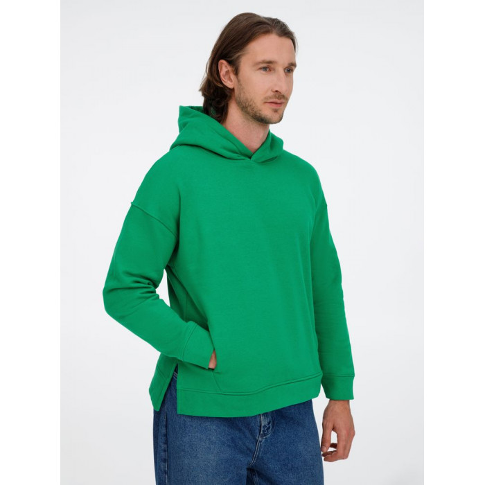 Худи оверсайз унисекс Tolla, зеленое, размер XL/2XL