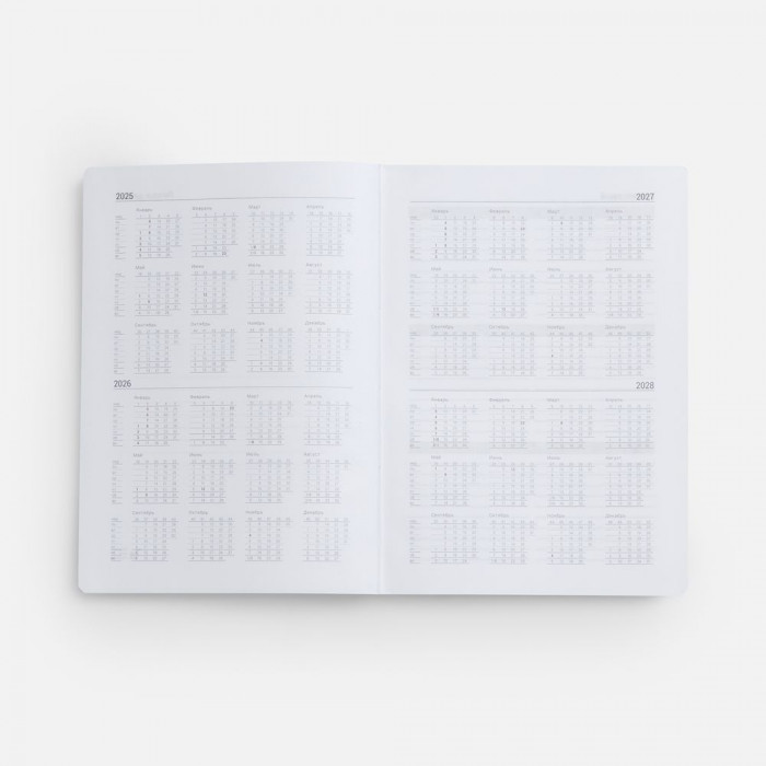 Ежедневник New Factor Metal, серый