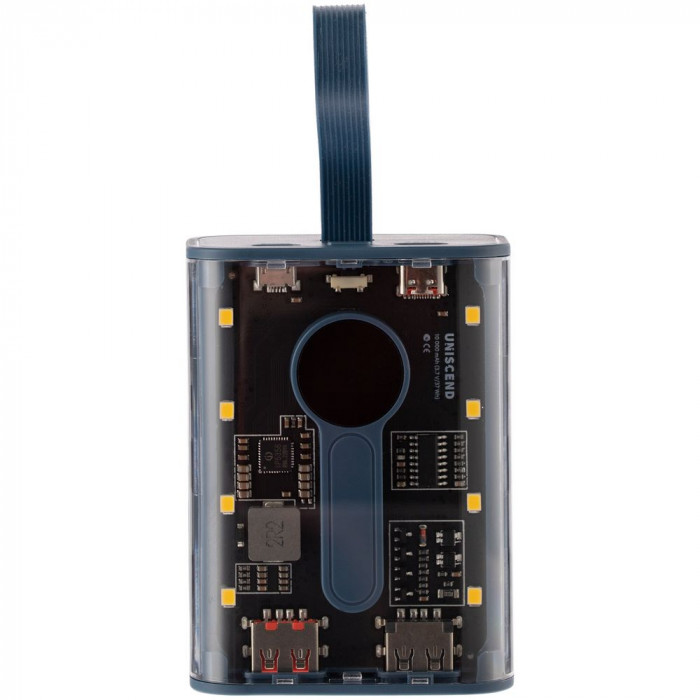 Аккумулятор с быстрой зарядкой Trellis Quick 10000 мАч, синий