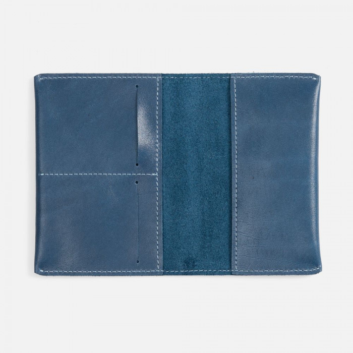 Обложка для паспорта Apache, ver.2, синяя